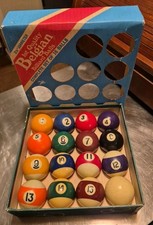 VTG Set of Aramith Billiard Pool Balls, 2 1/4", Phenolic Resin Made in Belgium