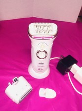 Braun Silk- pil 9 Wet Dry Epilator Shaver 2 in 1 Smooth Skin Beauty Hair Removal