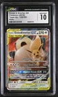 CGC 10 GEM MINT Eevee & Snorlax GX 2019 Team Up 120/181 Holo Pokemon Card