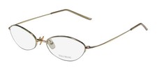 NEW VERA WANG V24 EYEGLASS FRAME TITANIUM JAPAN HALF-RIM WOMENS 49-16-136 CAT
