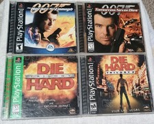 Die Hard TRILOGY 1 & 2 007 Tommorow Never Dies World is Not Enough lot PS1 Games