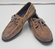⭐ Sperry Top-Sider 👞 A/O 2-Eye Boat Shoes ⛵ Brown Leather Deck Shoes – Men’s 11