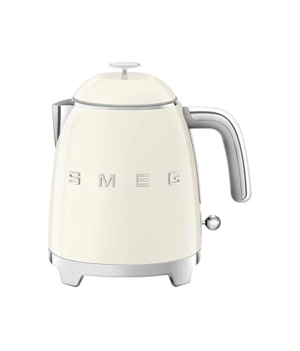 SMEG Retro Mini 3 Cup Electric Kettle, Cream [KLF05], NEW
