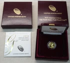 2018-W American Liberty Gold $10 US Mint 1/10 oz .999 OGP Box & COA