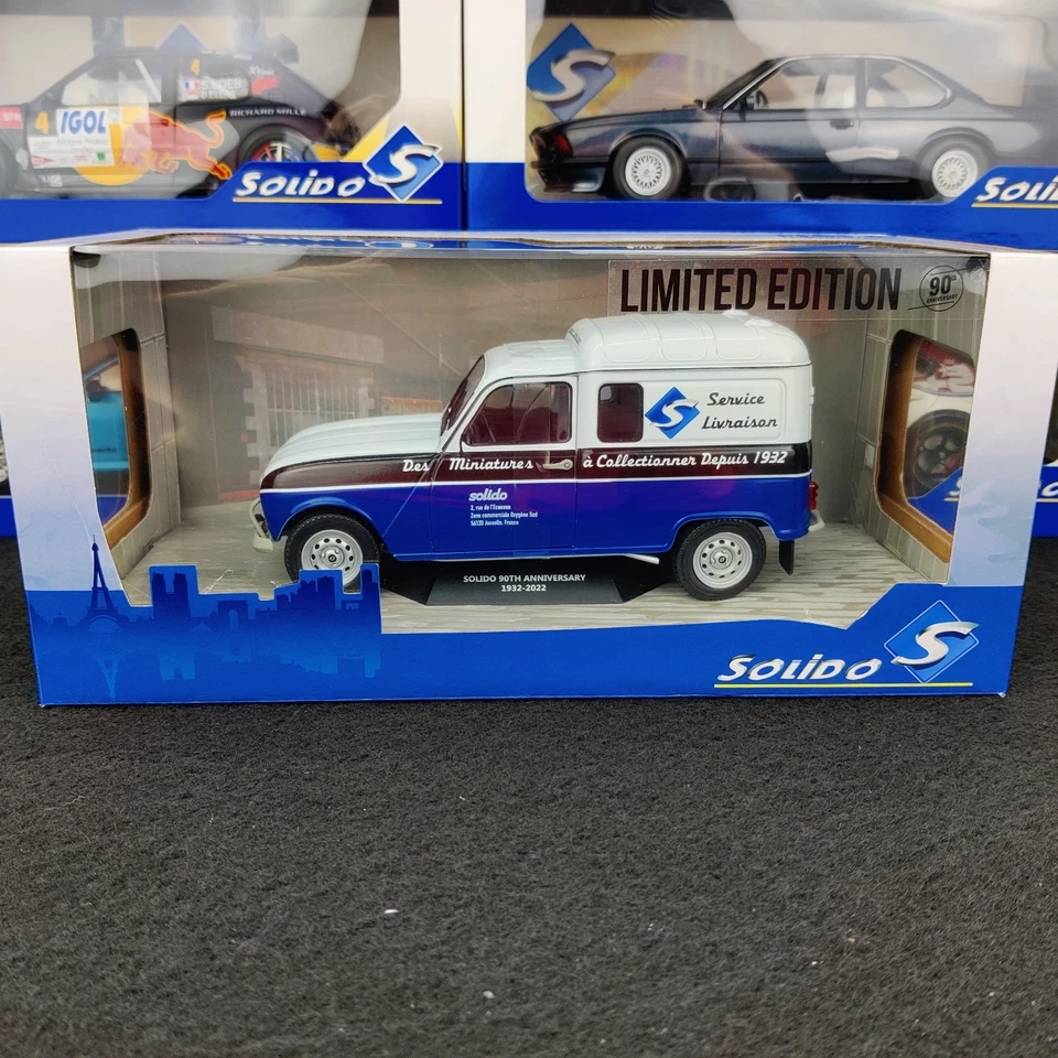 SOLIDO RENAULT R4F4 90° ANNIVERSARIO EDIZIONE LIMITATA 2022 1:18 NUOVO.B... - Immagine 2 di 4