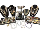 Vintage Costume and Sterling Silver Jewelry Lot 171g Whiting&Davis Laurel Burch