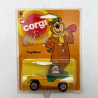 Vintage Corgi Juniors #82 Yogi Bear Jeep Diecast Car Toy Yellow Die-Cast Vehicle