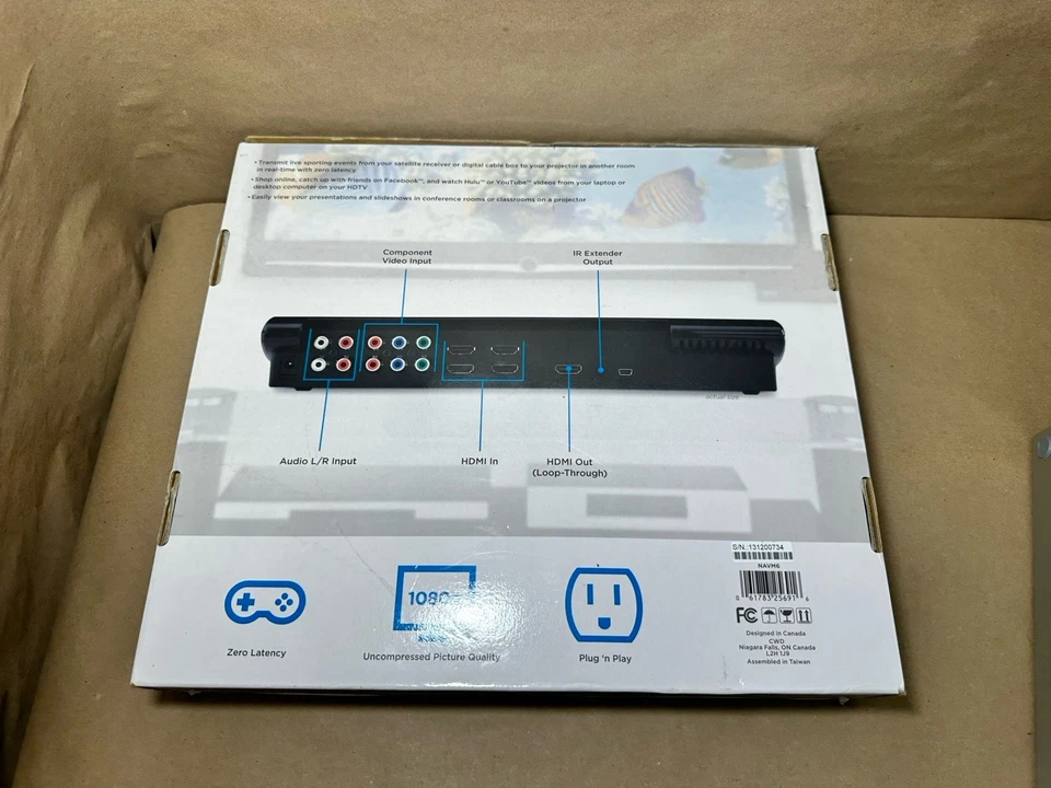 Nyrius NAVM6 Aries Matrix Transmitter Digital Wireless HDMI / Component Full HD - Image 3 of 4