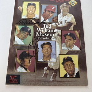 Ted Williams Museum 6th Anniversary 1994-1999 w Autographs Walt Drop, Elroy Face