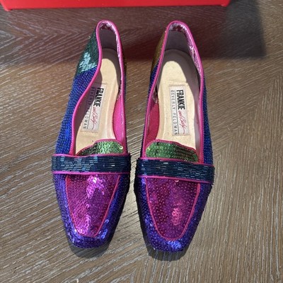 Vintage Frankie and Baby Beverly Feldman Sequin Shoes. Too Much Is Not Enough