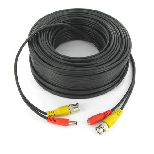 VALLEY ENTERPRISES 100' CCTV Camera Siamese Coax Cable with Power Wire