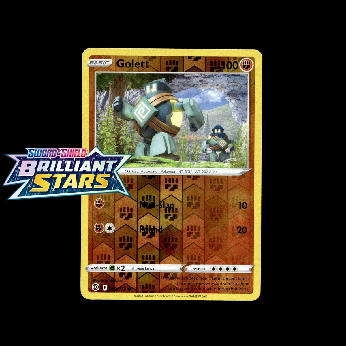 golett pokemon card Pokémon TCG:Golett AR 128/086 SV11B Black Bolt main image 0