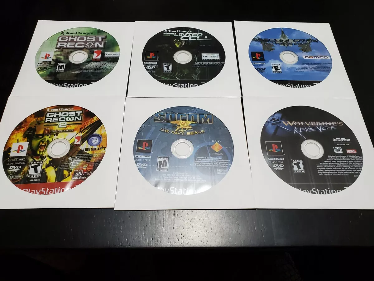 Sony PlayStation 2 Game Lot 6 Games-Loose Discs Only TESTED! FREE SHIPPING!