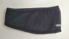 NWT Schampa Fleece-Lined Headband Polyester/Cotton Solid Black FLHBD002-0