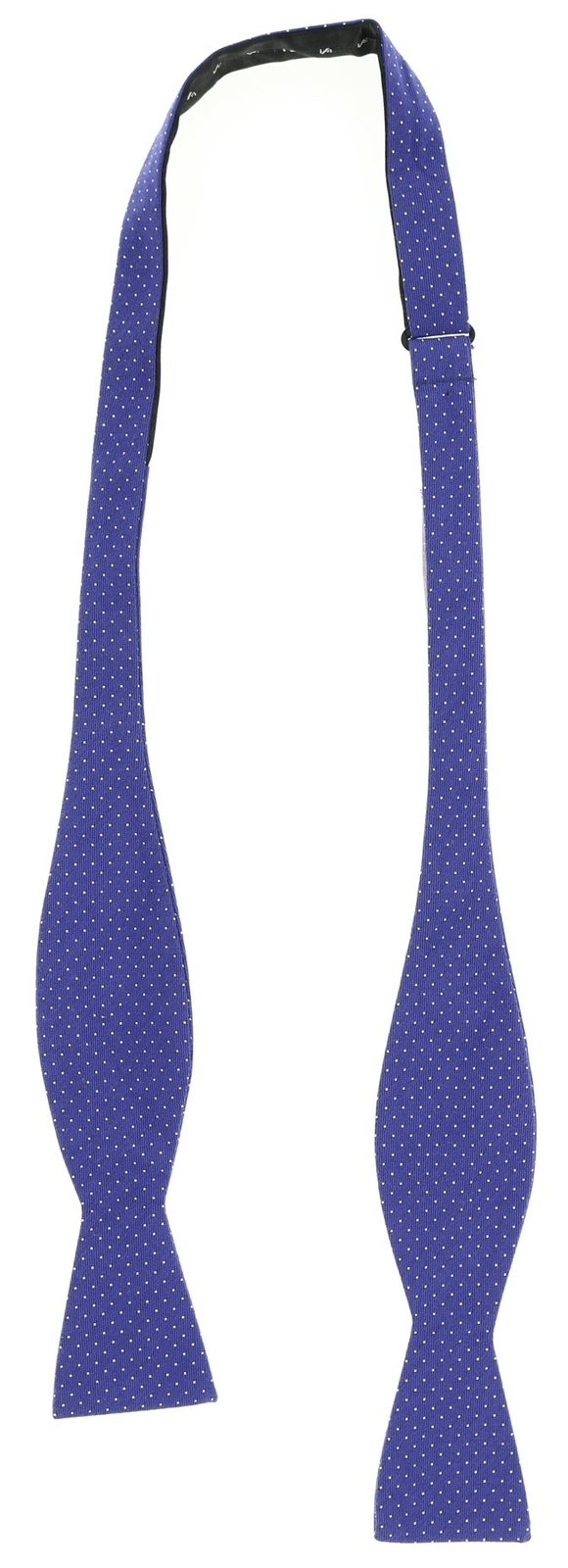 Оригинальный мужской галстук-бабочка Penguin синего цвета с классической фактурой в горошек 140185 6490₽