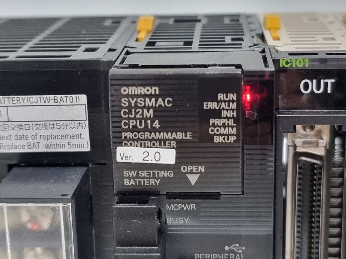 OMRON PLC SET CJ2M-CPU14 CJ1W-PD025 CJ1W-IC101 CJ1W-ID231 CJ1W
