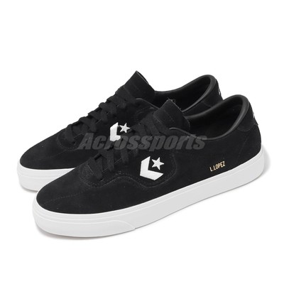 Converse Louie Lopez Pro Black White Men Unisex Skate Boarding Shoes 163261C