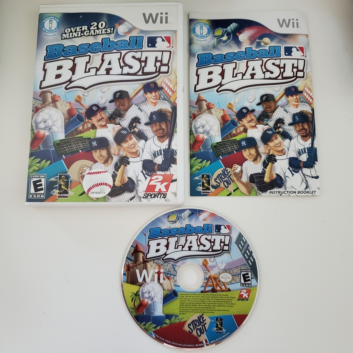 Baseball Blast (Nintendo Wii, 2009) CIB, Complete, Tested And