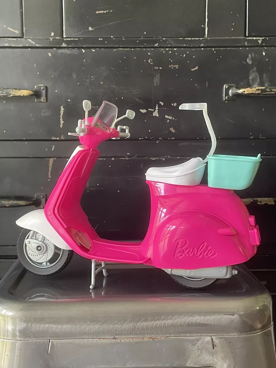 Mattel Barbie Pink Passport Scooter Classic Motor Bike eBay