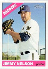 2015 Topps Heritage #631 Jimmy Nelson Milwaukee Brewers