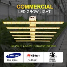 Phlizon BAR4000W LED Grow Light Sunlike Full Spectrum for Seed Veg Flower Plants