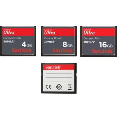 SanDisk CF 4 GB 8 GB 16 GB Ultra 30 Mb/s originale per fotocamera flash compatto CF