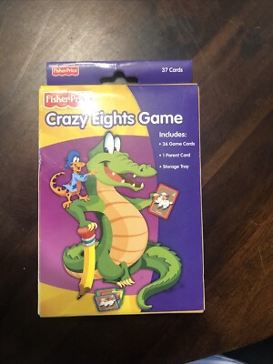 Fisher-Price Crazy Eights Game Card 2012 Mattel 3+ For Kids