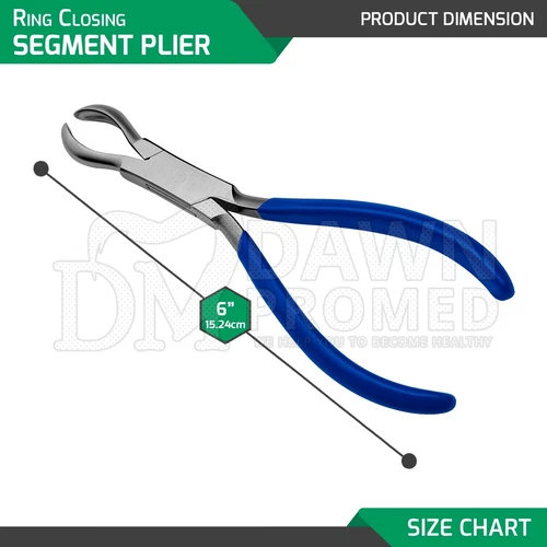 Ring Closing Segment Plier 6" For Hoops Heavy Big Gauges Body Piercing Tool image 2