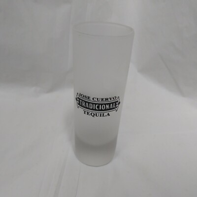 Jose Cuervo Tradicional Tequila Tall Frosted Shot Glass 4'' Tall 