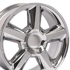 New 20x8.5 Inch Alloy Wheel For Chevy Silverado 1500 99-18 Chrome Rim 20 In