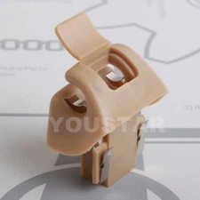 Sun Visor Mount Clip Holder 1xR CREAM for Mercedes Benz R129 SL500 Sl