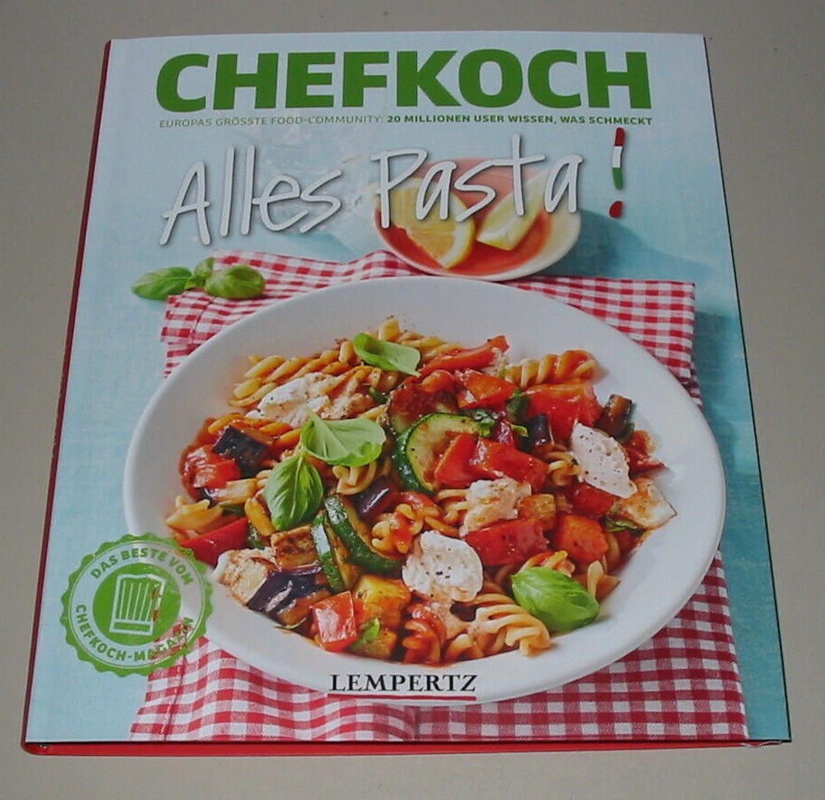 Thumbnail - Chefkoch Alles Pasta Kochbuch Rezepte Gerichte Zutaten Sammlung Buch