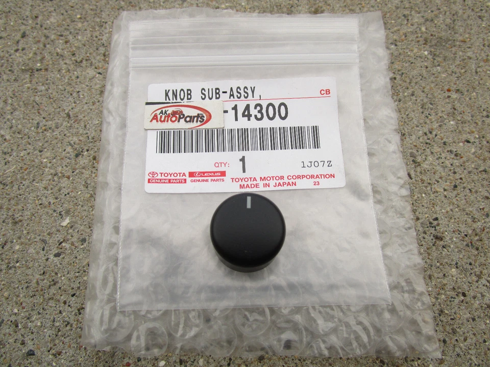 93-98 TOYOTA SUPRA AIRE ACONDICIONADO CALEFACCIÓN TEMPERATURA CONTROL PERILLA CANTIDAD 1 OEM NUEVO Foto 2 de 4