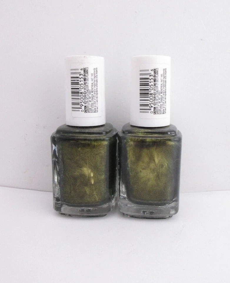 Esmalte de uñas Essie otoño color limitado # 1704 vinilo de alto voltaje 13,5 ml ea, paquete de 2 Foto 2 de 3