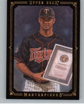 2008 UD Masterpieces Framed Black #50 Joe Mauer (ref 141529)