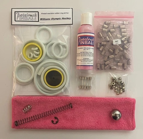 1972 Williams Olympic Hockey Pinball Machine Maintenance Tune Up Kit