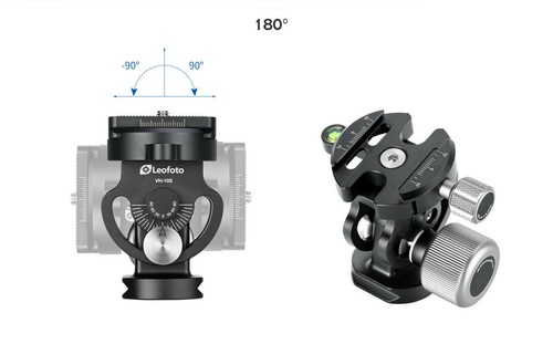 Leofoto MP-366C+VH-10S CF Monopod with VH-10S Two Way Tilt Head - Picture 10 of 12
