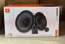 JBL 2WAY 6.5 INCH 16.5cm CAR DOOR 2WAY COMPONENT SPEAKERS + TWEETERS 500W TOTAL