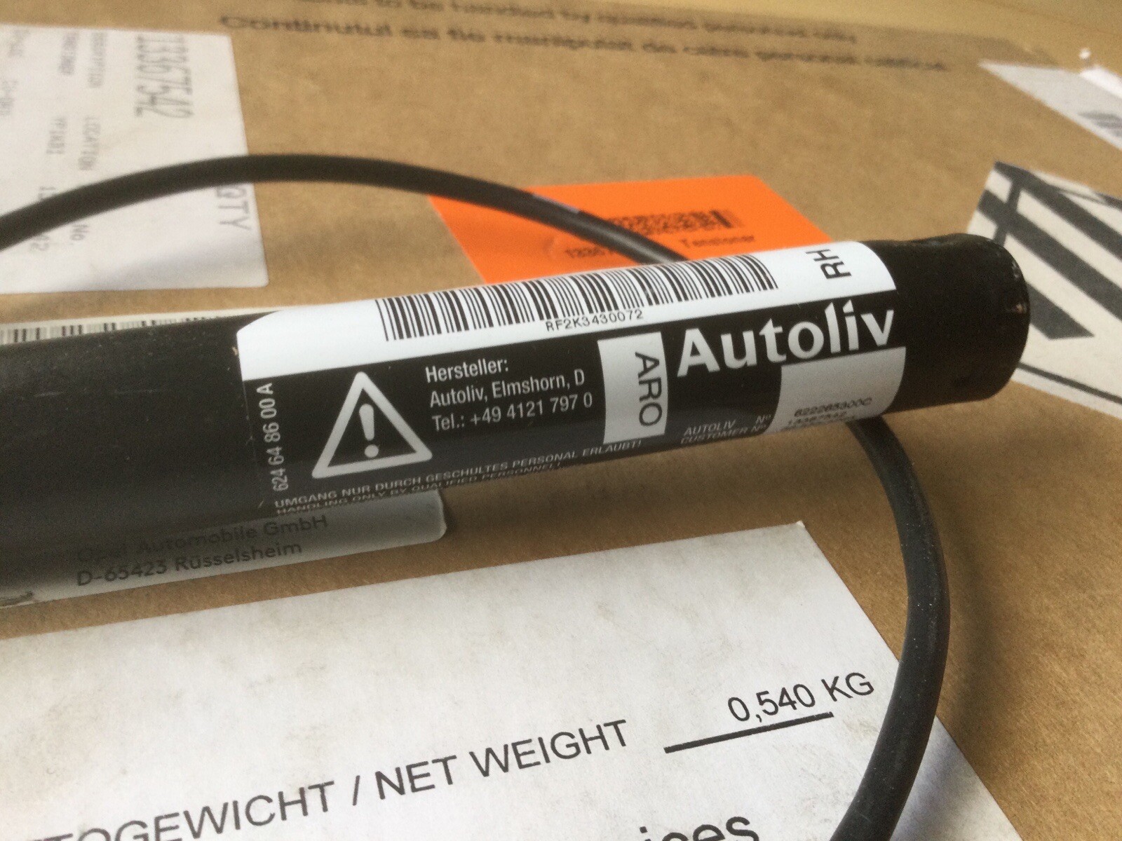 GENUINE VAUXHALL ASTRA J 5DR ZAFIRA C FRONT RH SEAT BELT  