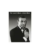 K&uuml;hlschrank Magnet James Bond Sean Connery: the name is Bond, James Bond 8x10,6