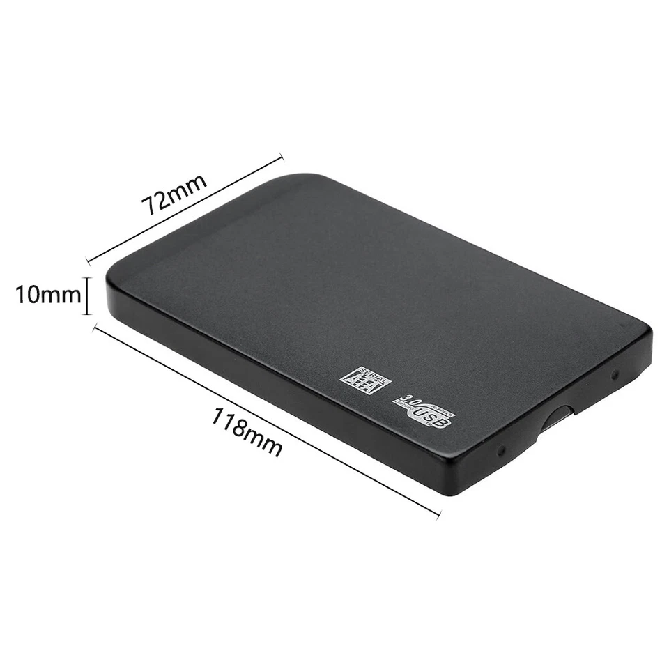 2.5in USB3.0   HDD Hard Drive Box 5Gbps 3TB USB3.0  Portable Y0S9 - Image 2 of 4