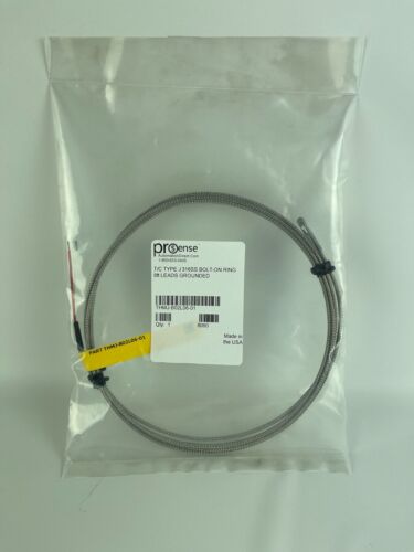 Prosense Automation Direct THMJ-B02L06-01 T/C Type J316SS Bolt-On Ring 6ft Leads