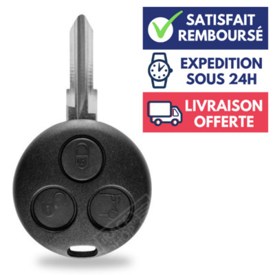   TOP QUALITY  3 button case for Smart Roadster key clip remote control