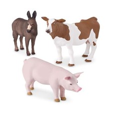 Terra by Battat   Animal Toys for Kids   3 Farm Animal Figurines  8