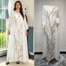 Dubai Abaya Women Muslim Maxi Dress Dress Islamic Kaftan Dresses Cocktail Gown