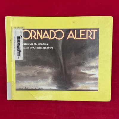 Vintage 1988 Tornado Alert Franklyn M. Branley Hardcover Book - Discard