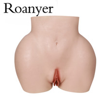 Roanyer Silicona Levantamiento de Glúteos Vagina Falsa Ropa Interior Potenciador de Cadera Culo LGBT