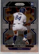 ZACH REKS RC 2022 Panini Prizm Tier II #116 ROOKIE MLB Rangers  ID:48405