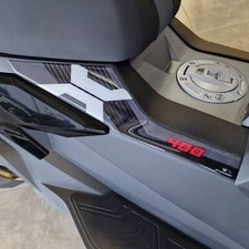 3D Motorrad Aufkleber BMW C 400 X 2019 2025 Seitenschutz Trittbrett kompatibel 