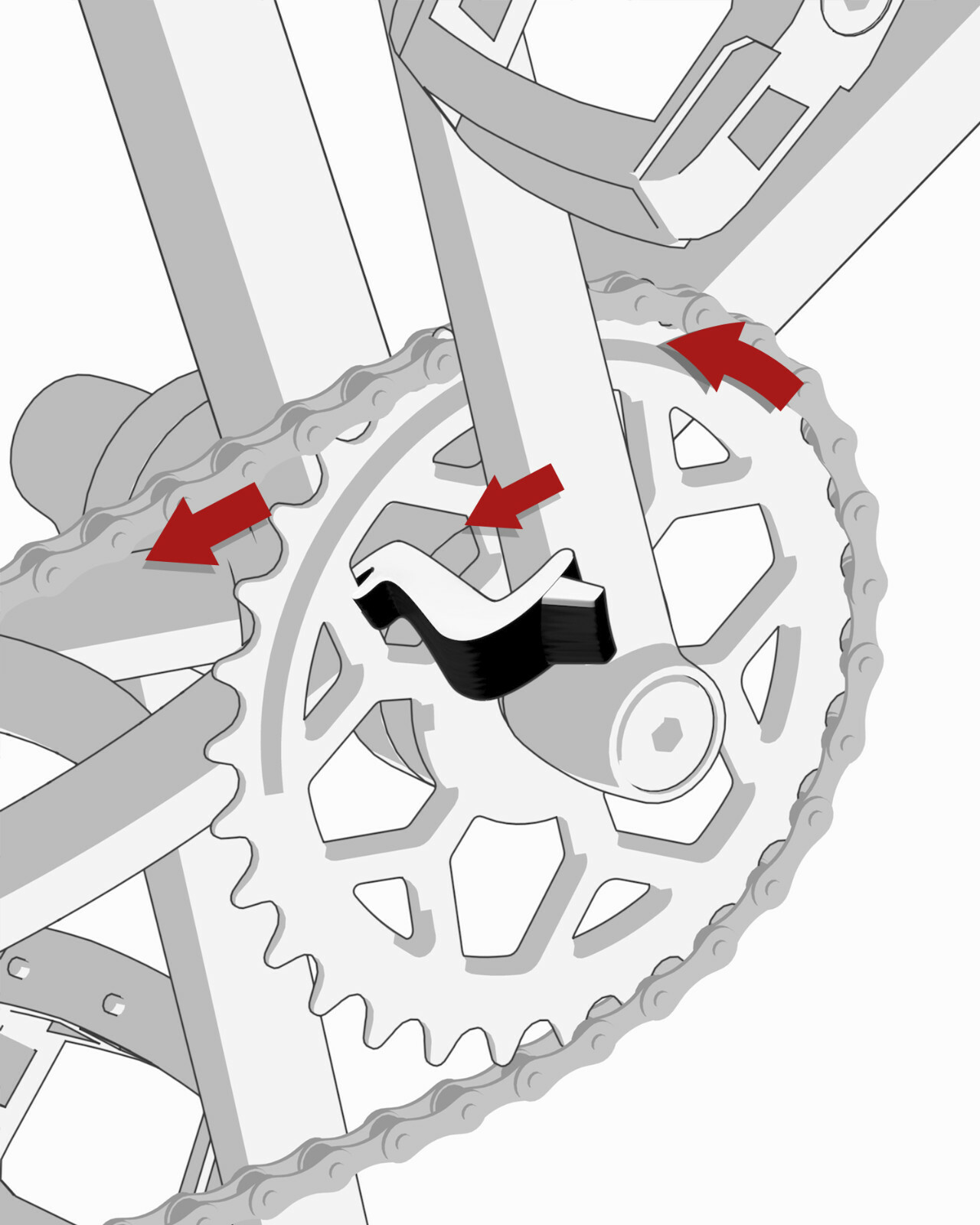 CrankStick E-Bike Tool zur Kettenreinigung- Schmierung ohne Montageständer MTB